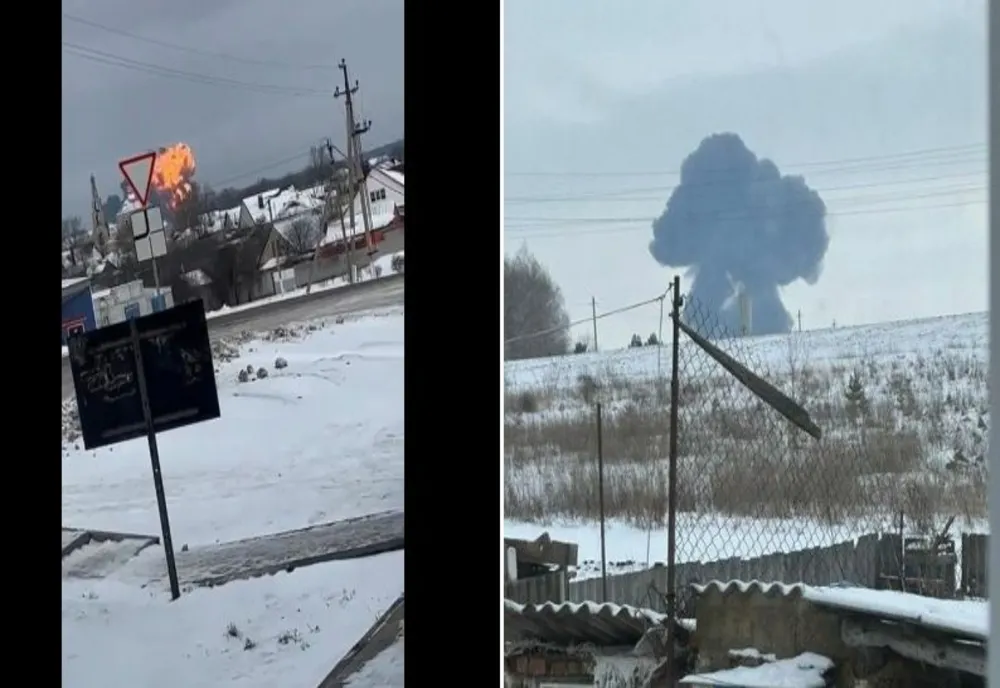 Cel puțin 65 de morți după ce un avion militar rusesc s-a prăbușit în apropierea graniței cu Ucraina