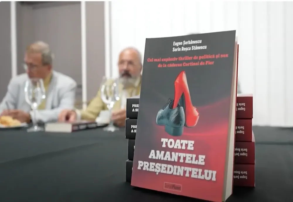 Sorin Roșca Stănescu și dramaturgul Eugen Șerbănescu zguduie Statul Paralel cu noul roman incendiar „Toate amantele președintelui”