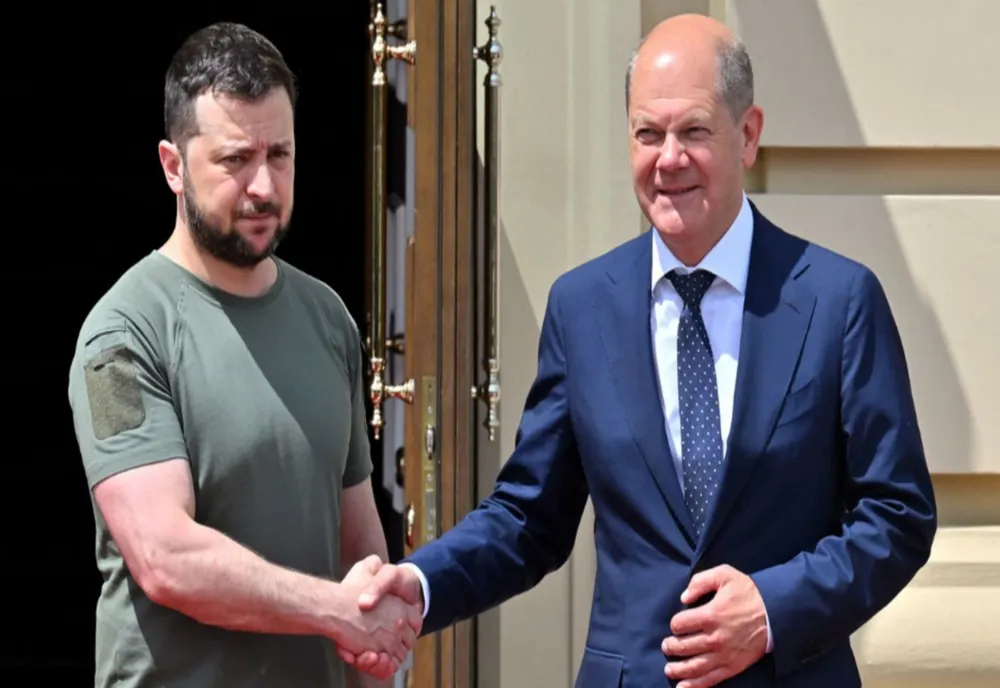 Volodimir Zelenski, discuții cruciale la Berlin cu Olaf Scholz