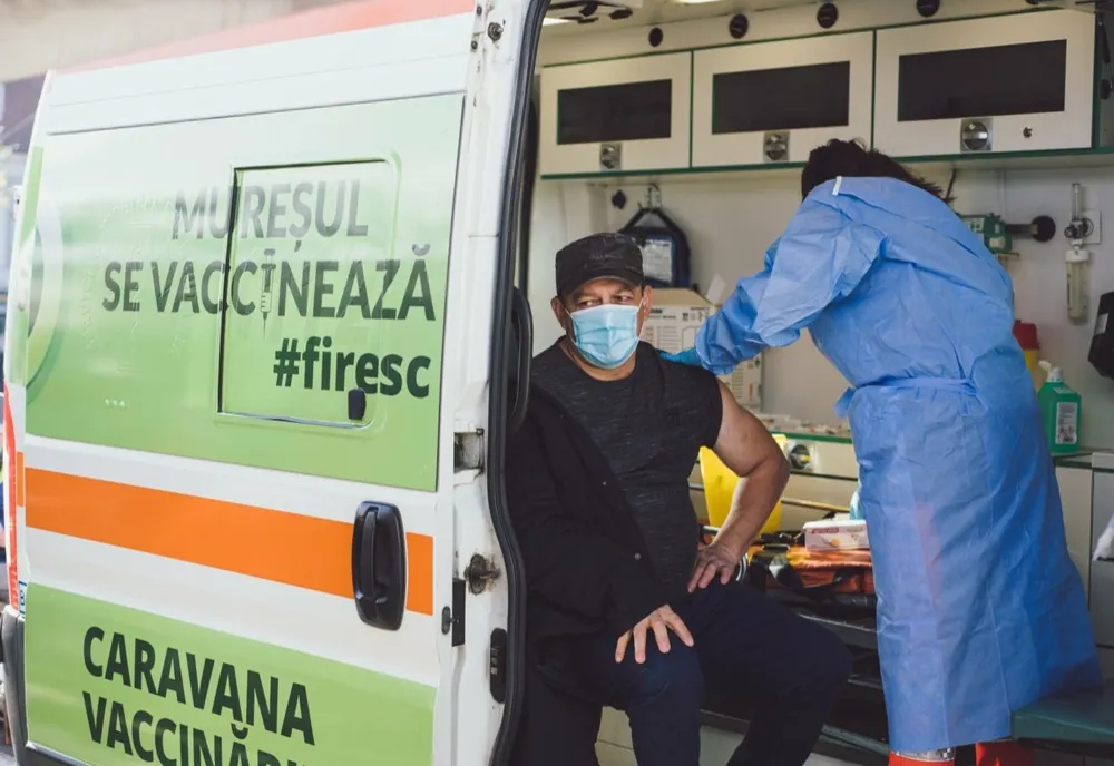 Comuna în care 80% din populație este vaccinată