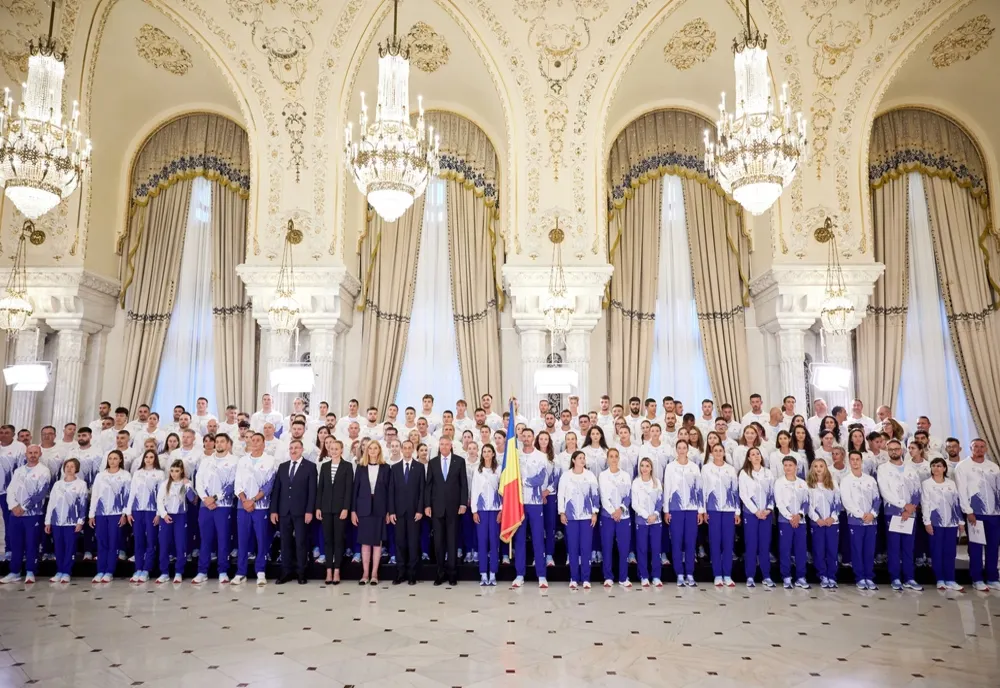 LOTUL OLIMPIC AL ROMÂNIEI A FOST PRIMIT LA PALATUL COTROCENI