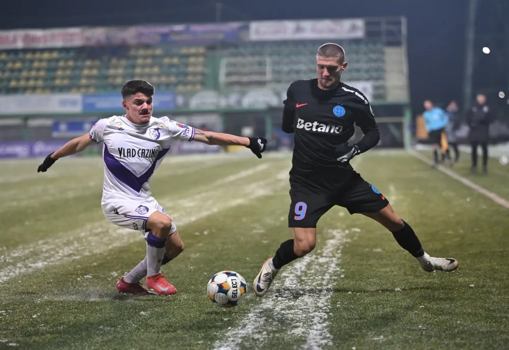 Fotbal: FCSB a pierdut meciul cu FC Argeș de la Mioveni, în Superligă