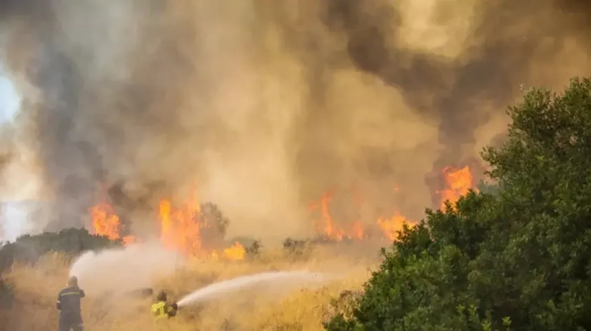 Incendiu forestier Grecia