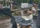 FURTUNĂ VIOLENTĂ ÎN SINAIA. ACOPERIȘUL GĂRII, SMULS DE VÂNT